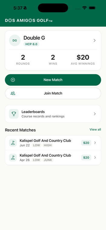 Dots in the app
